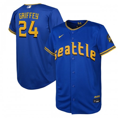 Ken Griffey Jr. Seattle Mariners Nike Youth 2023 City Connect Replica Player Jersey - Royal