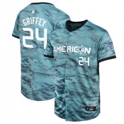 Ken Griffey Jr. American League Nike Youth 2023 MLB All-Star Game Limited Player Jersey - Teal Ken Griffey Jr. American League Nike Youth 2023 MLB All-Star Game Limited Player Jersey - Teal