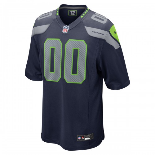 Seattle Seahawks Nike Custom Game Jersey - College Navy