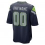 Seattle Seahawks Nike Custom Game Jersey - College Navy