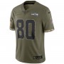 Steve Largent Seattle Seahawks 2022 Salute To Service Retired Player Limited Jersey - Olive