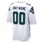 Seattle Seahawks Nike Custom Game Jersey - White