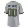 Seattle Seahawks Nike 2025 Rivalries Collection Custom Game Jersey - Wolf Gray