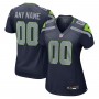 Seattle Seahawks Nike Women's Custom Game Jersey - College Navy