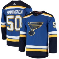 Adidas St. Louis Blues Jordan Binnington #50 Reverse Retro Adizero