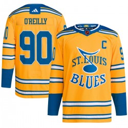 Ryan O'Reilly St. Louis Blues adidas Reverse Retro 2.0 Authentic Player Jersey - Yellow