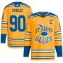 Ryan O'Reilly St. Louis Blues adidas Reverse Retro 2.0 Authentic Player Jersey - Yellow