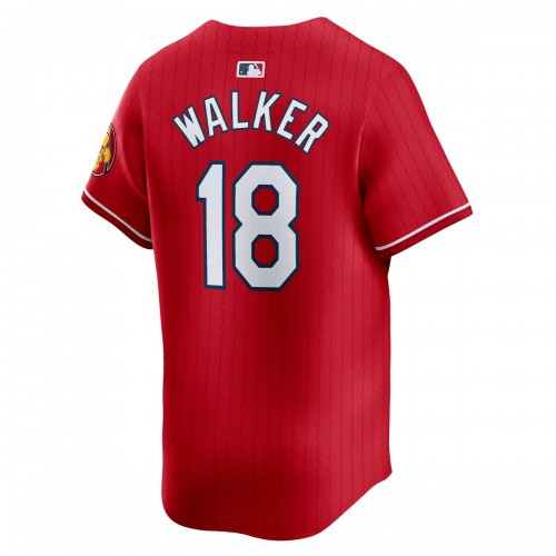 Jordan Walker St. Louis Cardinals Nike 2024 City Connect Limited Player Jersey - Red