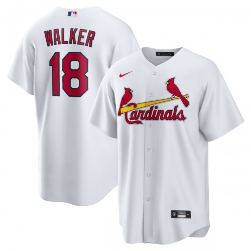 Jordan Walker St. Louis Cardinals Nike Home Official Replica Player Jersey - White