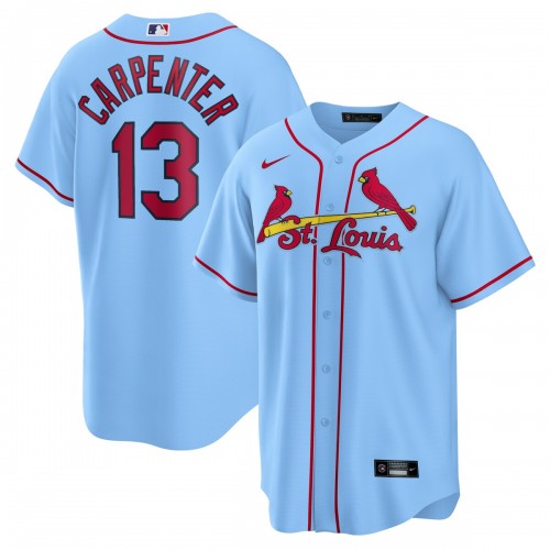 Matt Carpenter St. Louis Cardinals Nike Alternate Replica Player Name Jersey - Light Blue