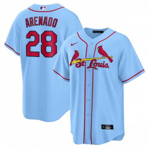 Nolan Arenado St. Louis Cardinals Nike Alternate Official Replica Player Jersey - Light Blue