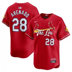 Nolan Arenado St. Louis Cardinals Nike 2024 City Connect Limited Player Jersey - Red Nolan Arenado St. Louis Cardinals Nike 2024 City Connect Limited Player Jersey - Red