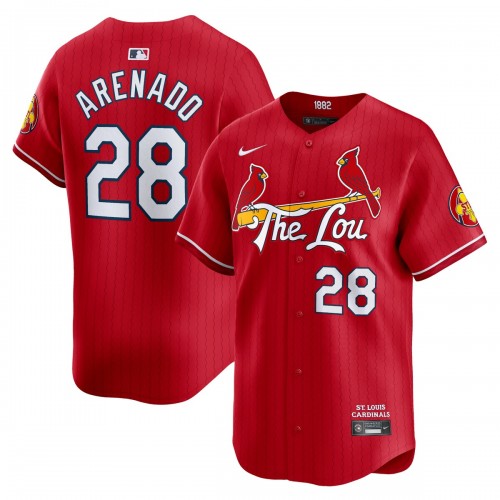 Nolan Arenado St. Louis Cardinals Nike 2024 City Connect Limited Player Jersey - Red