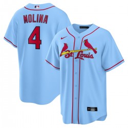 Yadier Molina St. Louis Cardinals Nike Alternate Replica Player Name Jersey - Light Blue Yadier Molina St. Louis Cardinals Nike Alternate Replica Player Name Jersey - Light Blue