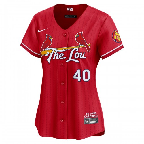 Willson Contreras St. Louis Cardinals Nike Women's 2024 City Connect Limited Player Jersey - Red