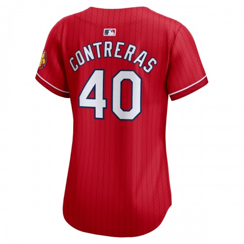 Willson Contreras St. Louis Cardinals Nike Women's 2024 City Connect Limited Player Jersey - Red