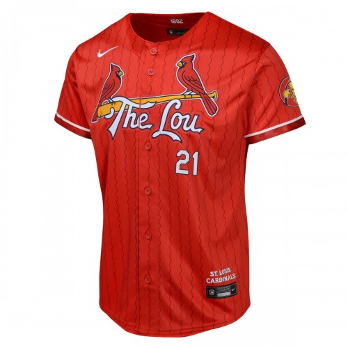 Lars Nootbaar St. Louis Cardinals Nike Youth 2024 City Connect Limited Player Jersey - Red