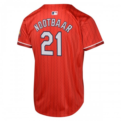 Lars Nootbaar St. Louis Cardinals Nike Youth 2024 City Connect Limited Player Jersey - Red