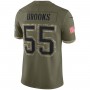 Derrick Brooks Tampa Bay Buccaneers 2022 Salute To Service Retired Player Limited Jersey - Olive