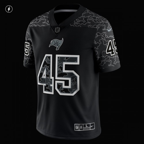 Devin White Tampa Bay Buccaneers Nike RFLCTV Limited Jersey - Black