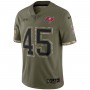 Devin White Tampa Bay Buccaneers Nike 2022 Salute To Service Limited Jersey - Olive