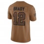 Tom Brady Tampa Bay Buccaneers Nike 2023 Salute To Service Limited Jersey - Brown