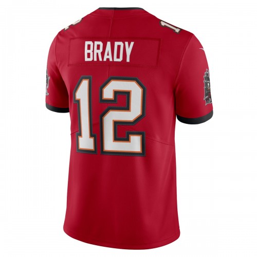 Tom Brady Tampa Bay Buccaneers Nike Captain Vapor Limited Jersey - Red