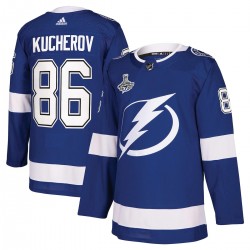Nikita Kucherov Tampa Bay Lightning adidas 2021 Stanley Cup Champions Authentic Player Jersey - Blue Nikita Kucherov Tampa Bay Lightning adidas 2021 Stanley Cup Champions Authentic Player Jersey - Blue
