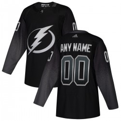 Tampa Bay Lightning adidas Alternate Authentic Custom Jersey - Black Tampa Bay Lightning adidas Alternate Authentic Custom Jersey - Black