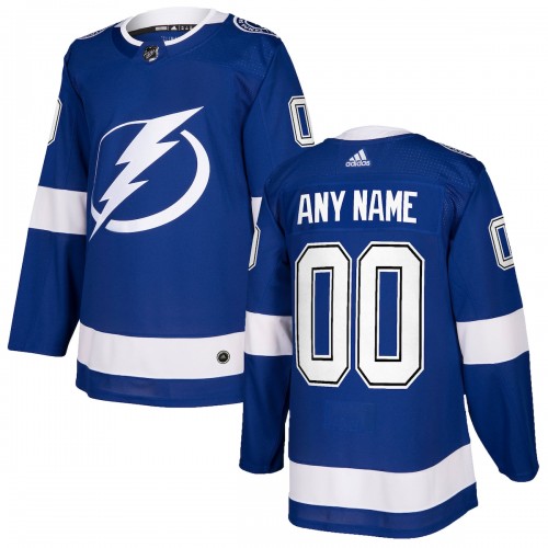 Tampa Bay Lightning adidas Authentic Custom Jersey - Blue