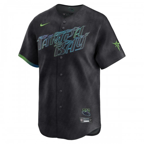 Tampa Bay Rays Nike 2024 City Connect Limited Jersey - Charcoal