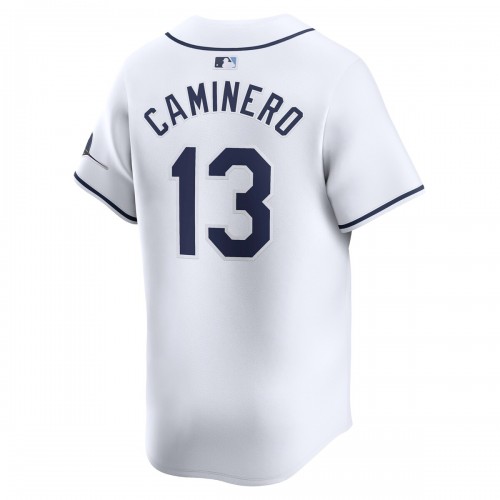 Junior Caminero Tampa Bay Rays Nike Home Limited Player Jersey - White