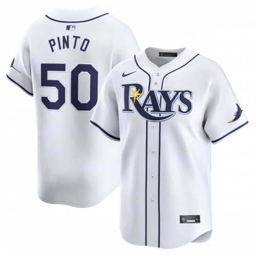 Rene Pinto Tampa Bay Rays Nike Home Limited Player Jersey - White