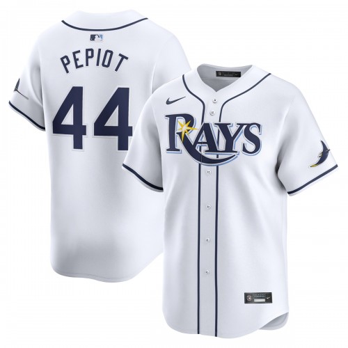 Ryan Pepiot Tampa Bay Rays Nike Home Limited Player Jersey - White