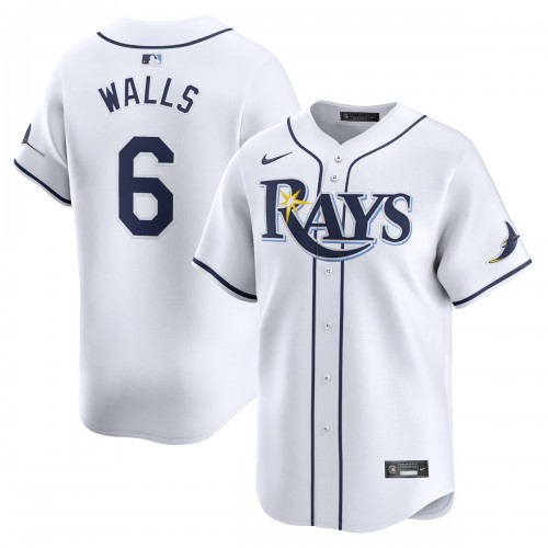 Taylor Walls Tampa Bay Rays Nike Home Limited Player Jersey - White