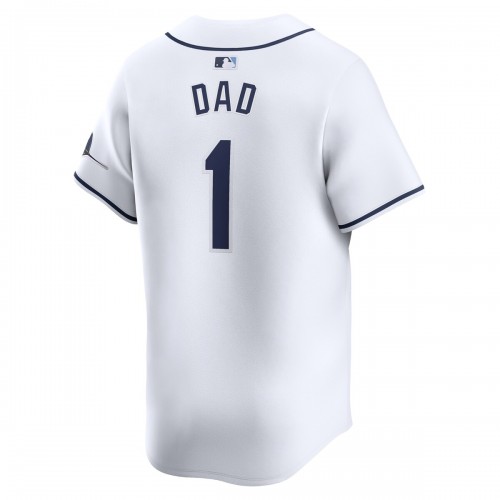 Tampa Bay Rays Nike #1 Dad Home Limited Jersey - White