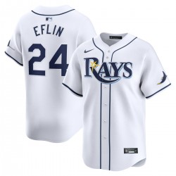 Zach Eflin Tampa Bay Rays Nike Home Limited Player Jersey - White