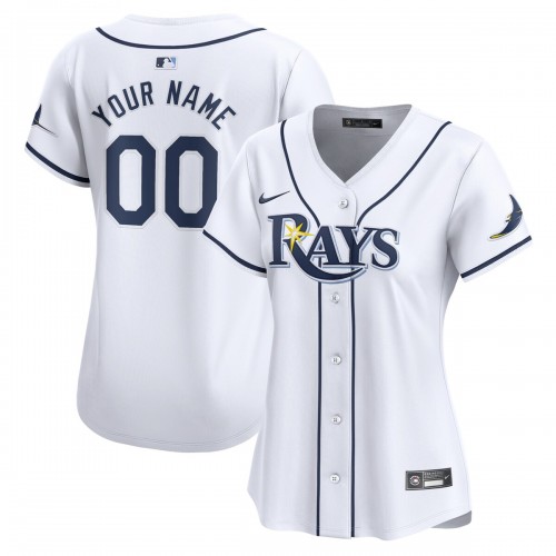 Tampa Bay Rays Nike Women's Home Limited Custom Jersey - White