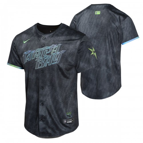 Tampa Bay Rays Nike Youth 2024 City Connect Limited Jersey - Black