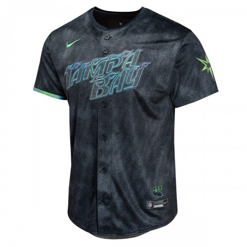 Tampa Bay Rays Nike Youth 2024 City Connect Limited Jersey - Black