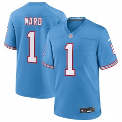 Cameron Ward Tennessee Titans Nike 2025 NFL Draft First Round Pick 2nd Alternate Game Jersey - Light Blue