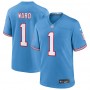 Cameron Ward Tennessee Titans Nike 2025 NFL Draft First Round Pick 2nd Alternate Game Jersey - Light Blue