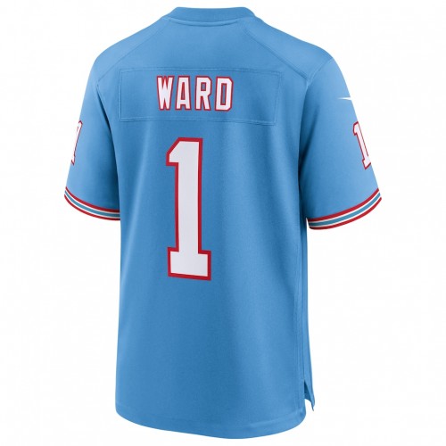 Cameron Ward Tennessee Titans Nike 2025 NFL Draft First Round Pick 2nd Alternate Game Jersey - Light Blue