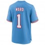 Cameron Ward Tennessee Titans Nike 2025 NFL Draft First Round Pick 2nd Alternate Game Jersey - Light Blue