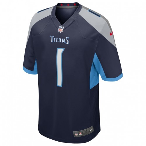 Cameron Ward Tennessee Titans Nike 2025 NFL Draft First Round Pick  Alternate Game Jersey - Navy