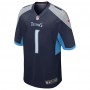 Cameron Ward Tennessee Titans Nike 2025 NFL Draft First Round Pick  Alternate Game Jersey - Navy
