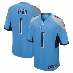Cameron Ward Tennessee Titans Nike 2025 NFL Draft First Round Pick Game Jersey - Light Blue