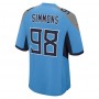 Jeffery Simmons Tennessee Titans Nike Team Game Jersey -  Light Blue