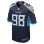 Jeffery Simmons Tennessee Titans Nike  Game Jersey -  Navy