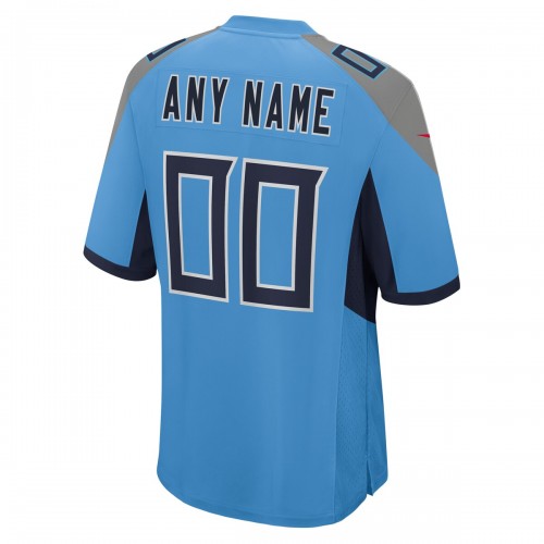 Tennessee Titans Nike Alternate Custom Game Jersey - Light Blue